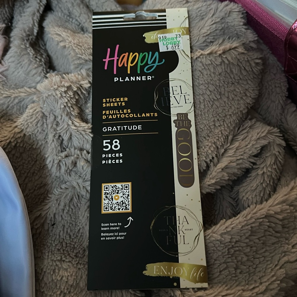 Happy Planner Gratitude stickers